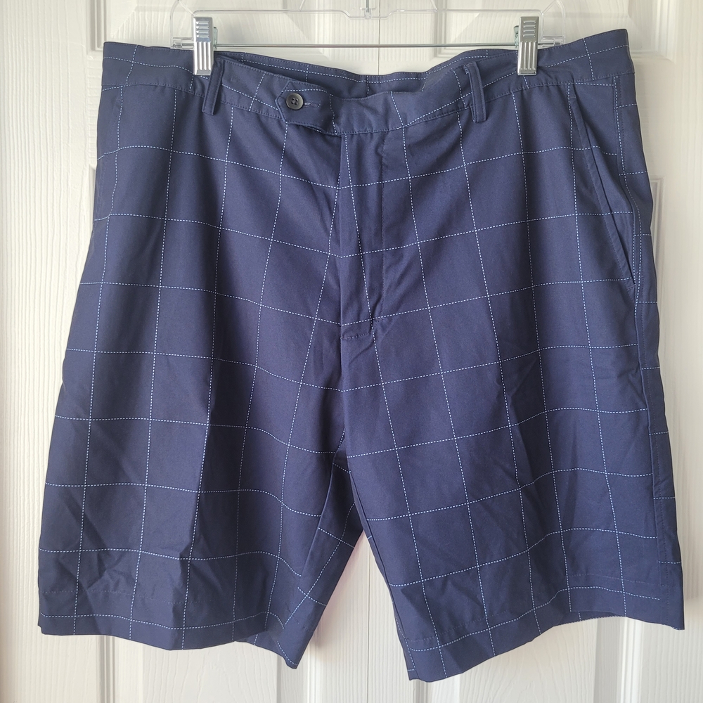 Fairway & Greene F&G Tech Shorts Mesh Golf Blue White Mens 38 Active